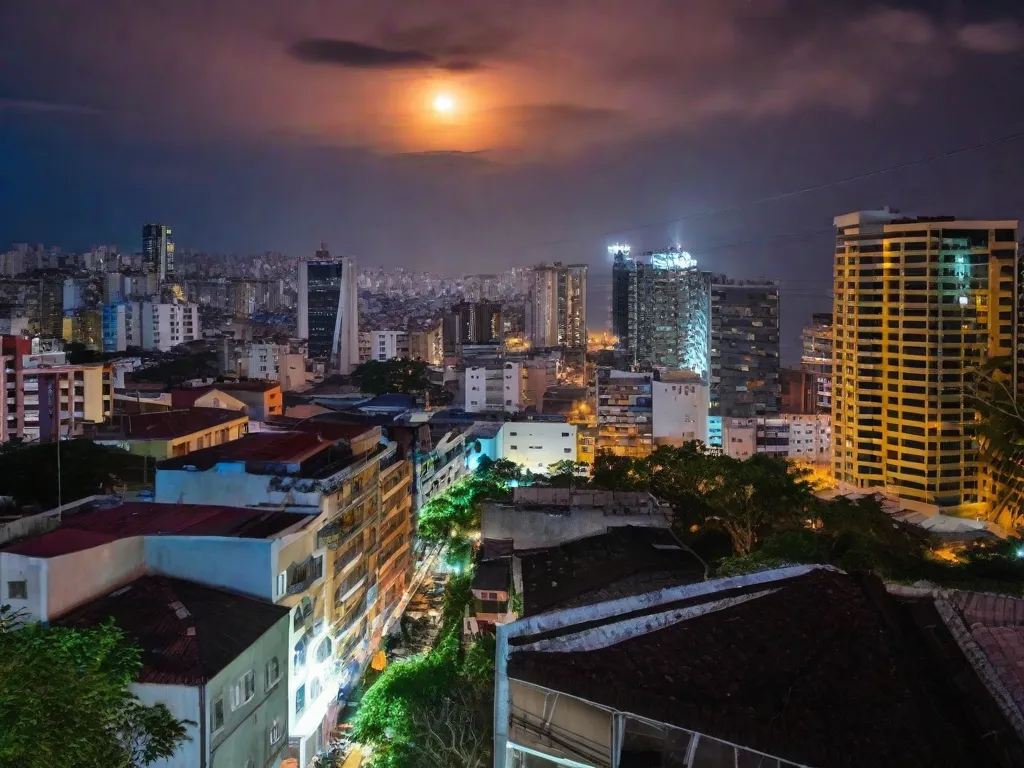 à destruição. O ar é pesado e opressivo, cheio de um silêncio sombrio que ecoa por entre os prédios abandonados.

As ruínas da antiga metrópole são um lembrete constante do que já foi um lugar vibrante e cheio de vida. Agora, as ruas estão repletas de destroços e escombros, testemunhas mudas de uma catástrofe